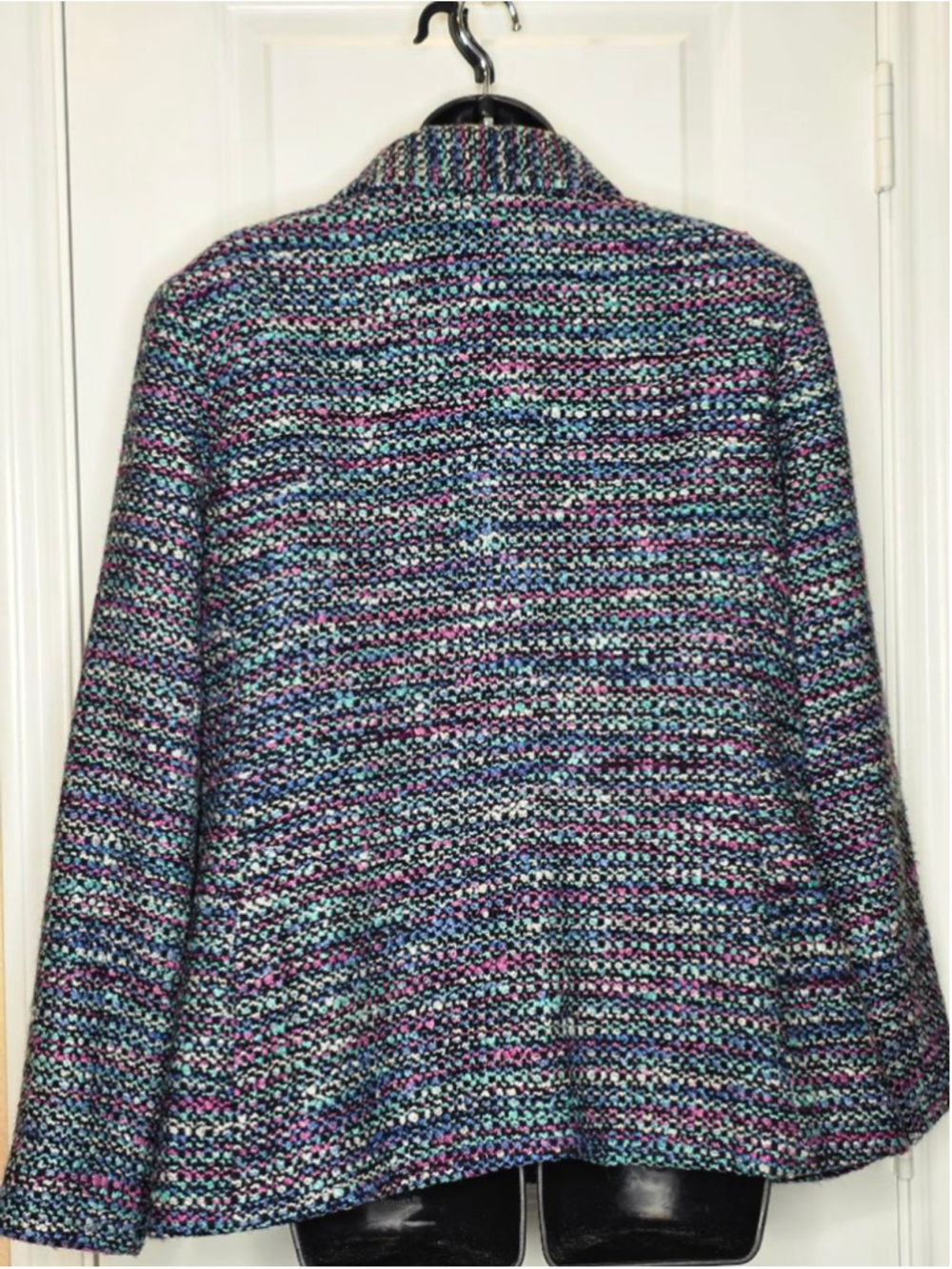 APPLESEED'S WOMENS Multicolor Tweed Blazer Women’s Plus Size 16W - Picture 3 of 6